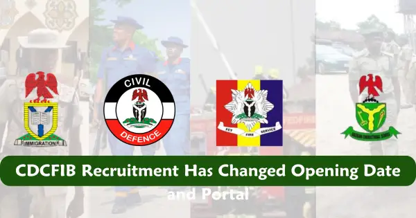 CDCFIB Recruitment Has Changed Opening Date and Portal