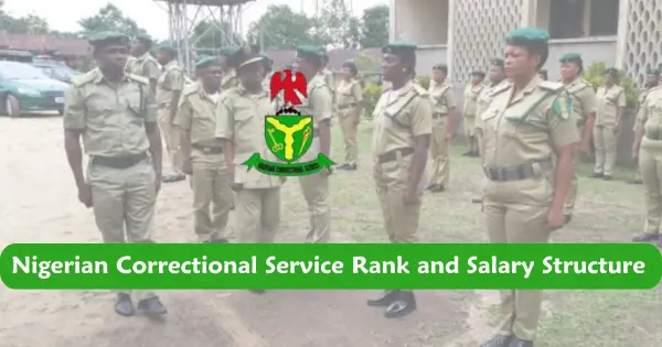 Correctional Service Salary Structure and Rank
