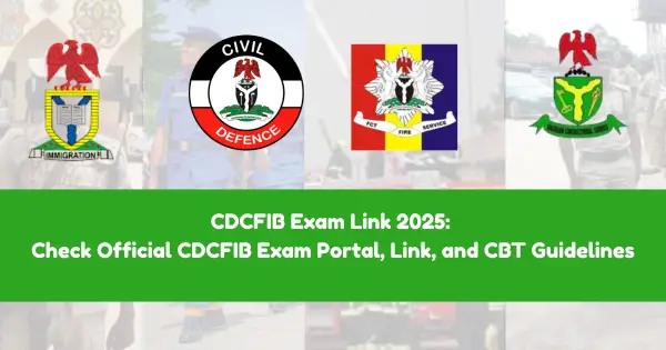 CDCFIB Exam Link 2025: Check Official CDCFIB Exam Portal, Link, and CBT Guidelines