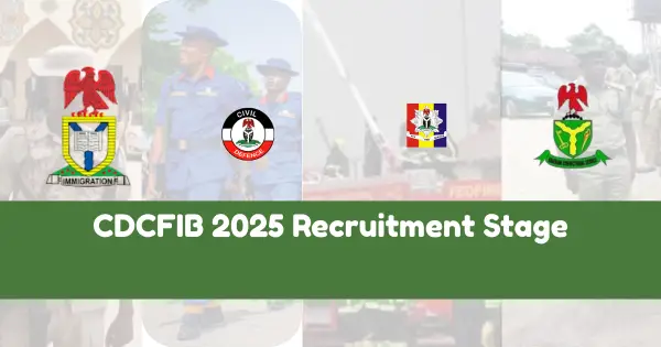 CDCFIB 2025 Recruitment Stage